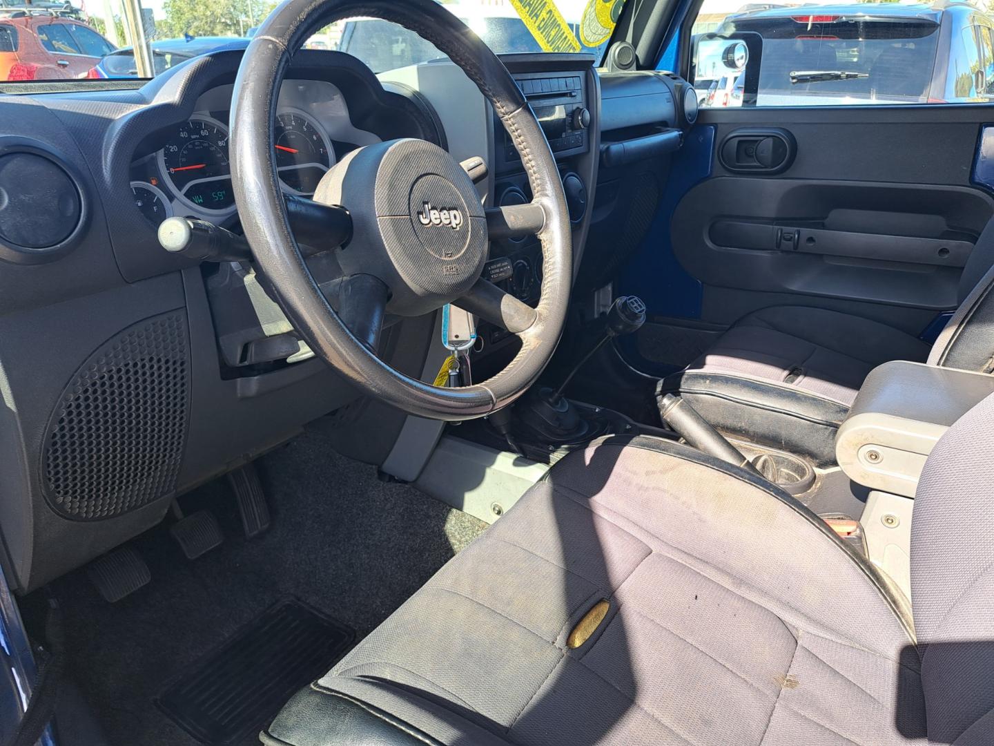 2008 Blue /BLACK Jeep Wrangler Rubicon (1J4GA64118L) with an 3.8L V6 OHV 12V engine, located at 1181 Aurora Rd, Melbourne, FL, 32935, (321) 241-1100, 28.132914, -80.639175 - Photo#3